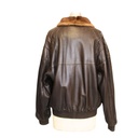 Mink Bomber Reversible to Leather 28"