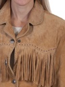 Suede Fringe Jacket