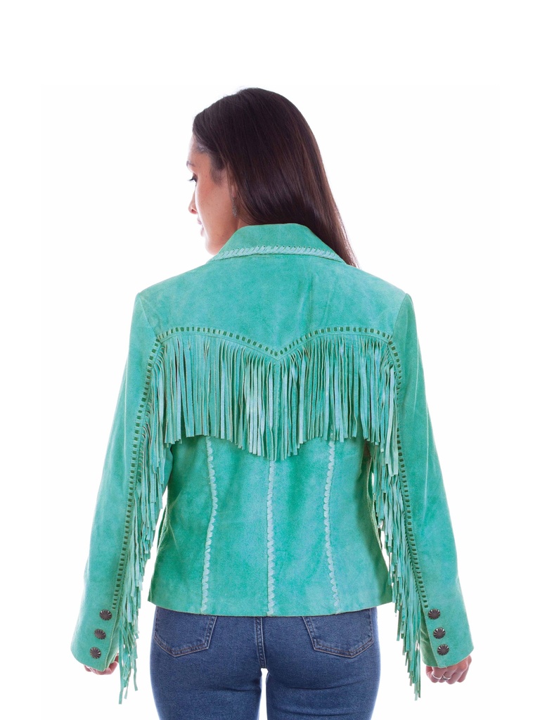 Suede Fringe Jacket