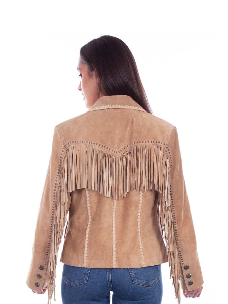 Suede Fringe Jacket (Old Rust)