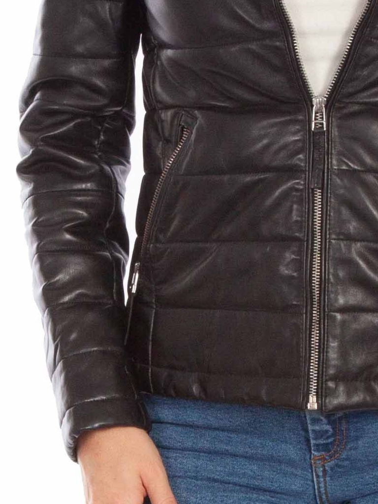 Women's Black Ribbed Jacket