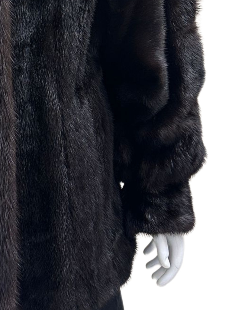 Dark Mahogany Mink Jacket