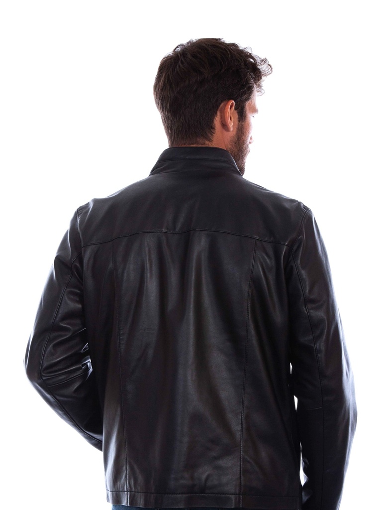 Men's Leather Jacket (Black)