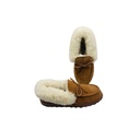 Women's Natural Sheep Skin Moccasin