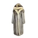 Blue Fox Chevron Design Full Length W/ Hood 49"