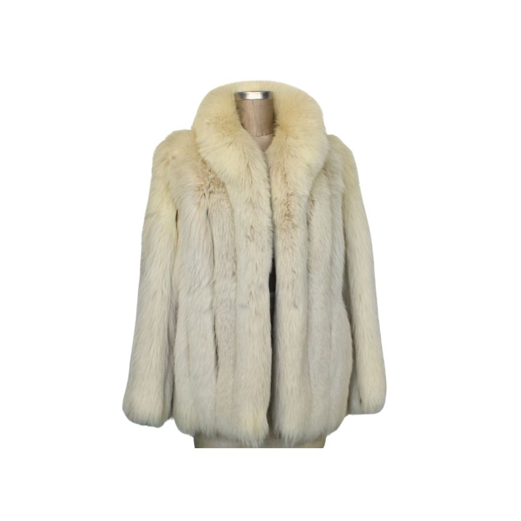 White Fox Jacket 28"