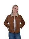 Suede Jean Jacket (Cinnamon)