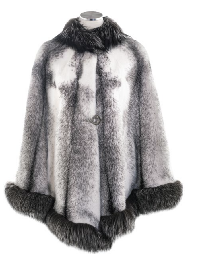 32” Mink Cape Fox Trim