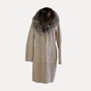 Merino Shearling W/ Silver Fox Detachable Collar