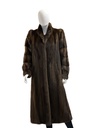 Full-Length Dark Mahogany Mink Coat